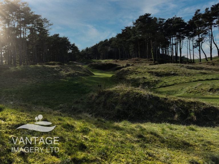 Formby Golf Club drone images