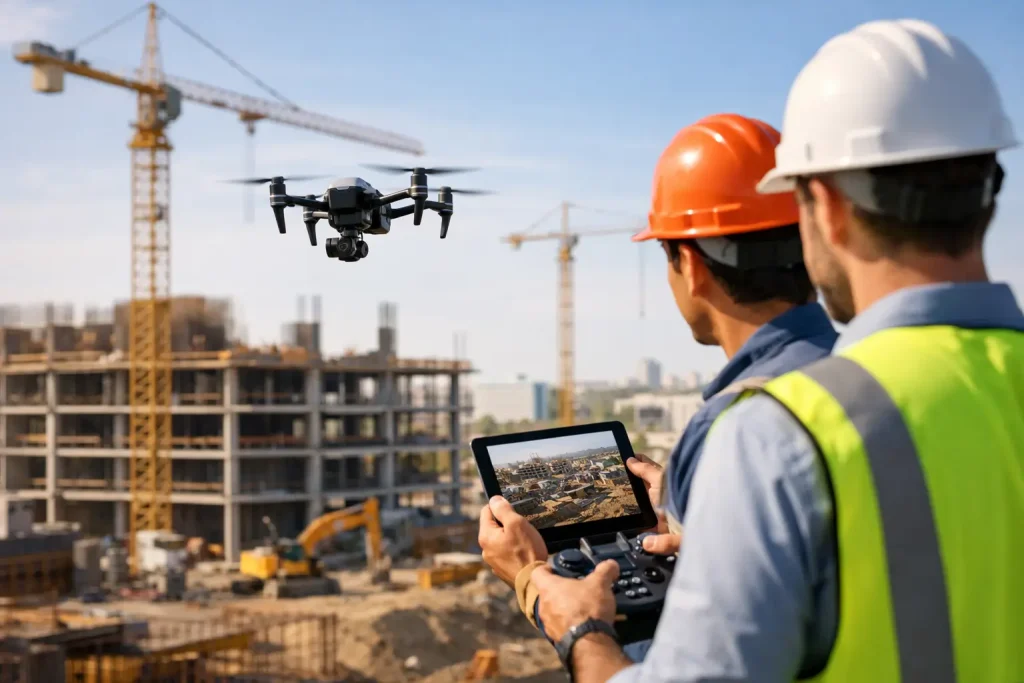 Construction Site Drone Monitoring Explained