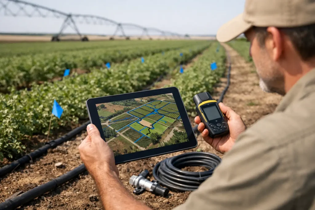 How to Map Irrigation Lines Accurately