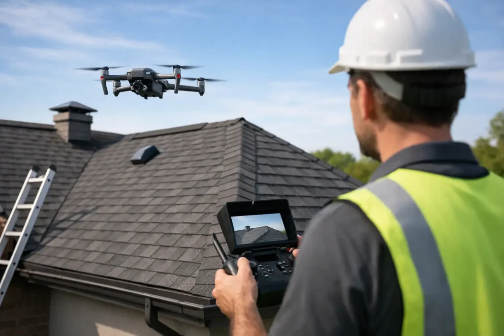 How to Inspect Roofs With Drones Properly