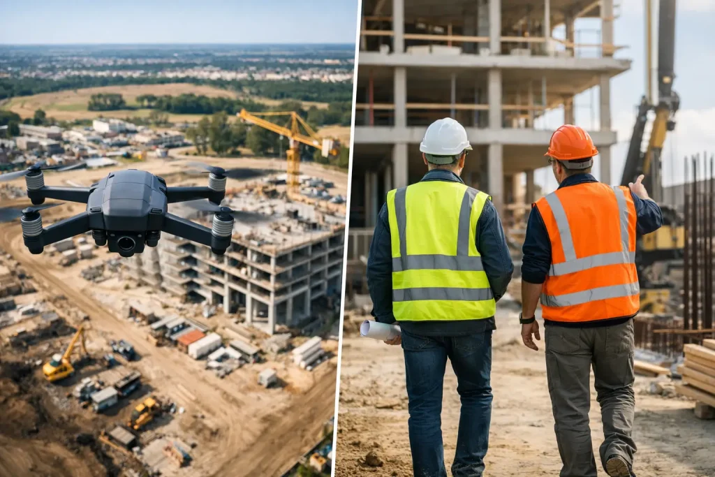 Aerial Progress Photos vs Site Walks