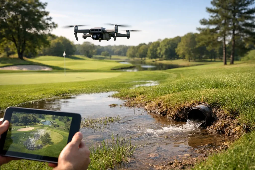 Can Drones Find Drainage Issues on Golf Courses?