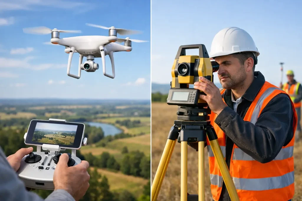 Drone Survey vs Land Survey: Which Is Right?