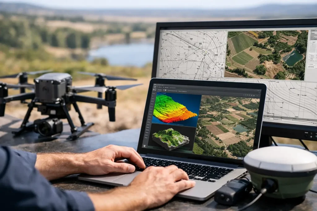 How We Use Drone Mapping and GIS Services