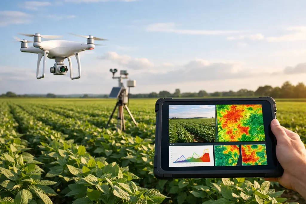 Increase Crop Yields with Multispectral Monitoring