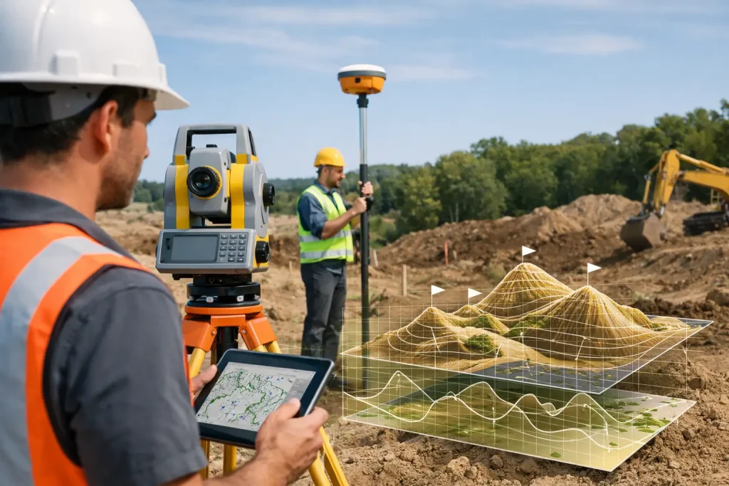 What Does a Topographical Survey Show on Site?