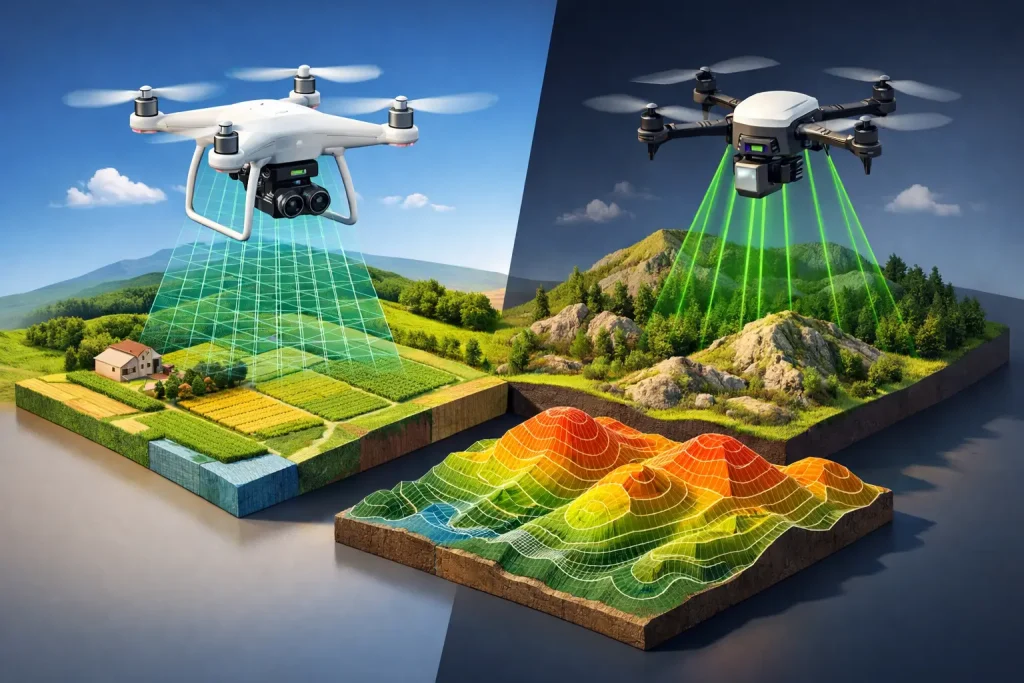 Drone Mapping Versus LiDAR for Site Surveys