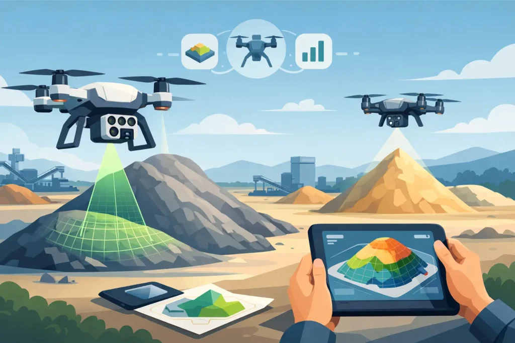 Drone Stockpile Measurement for Accurate Volumes