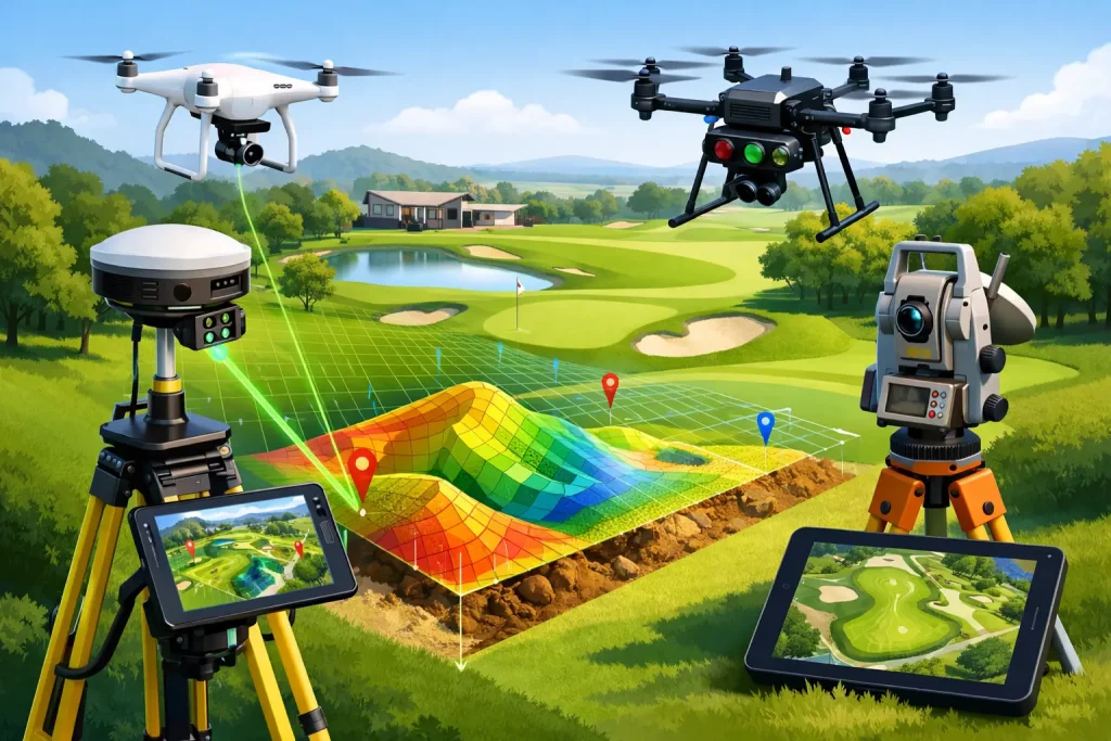 What Survey Grade Mapping Means for Golf Courses