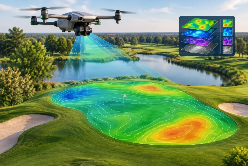 Can Drones Reduce Irrigation Use on Golf Courses?