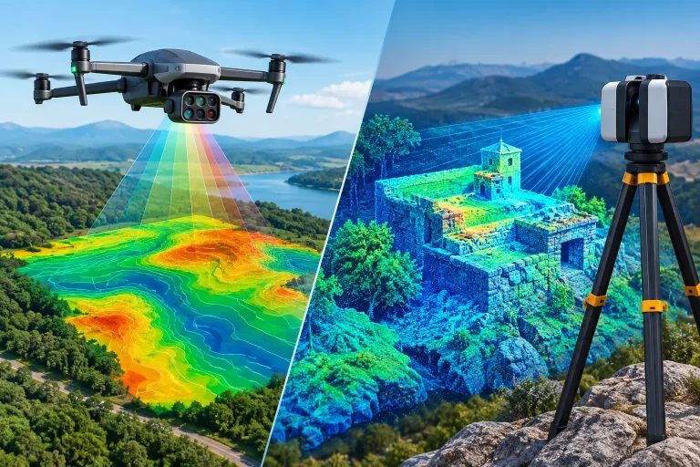 Drone Survey Versus Laser Scanning Compared