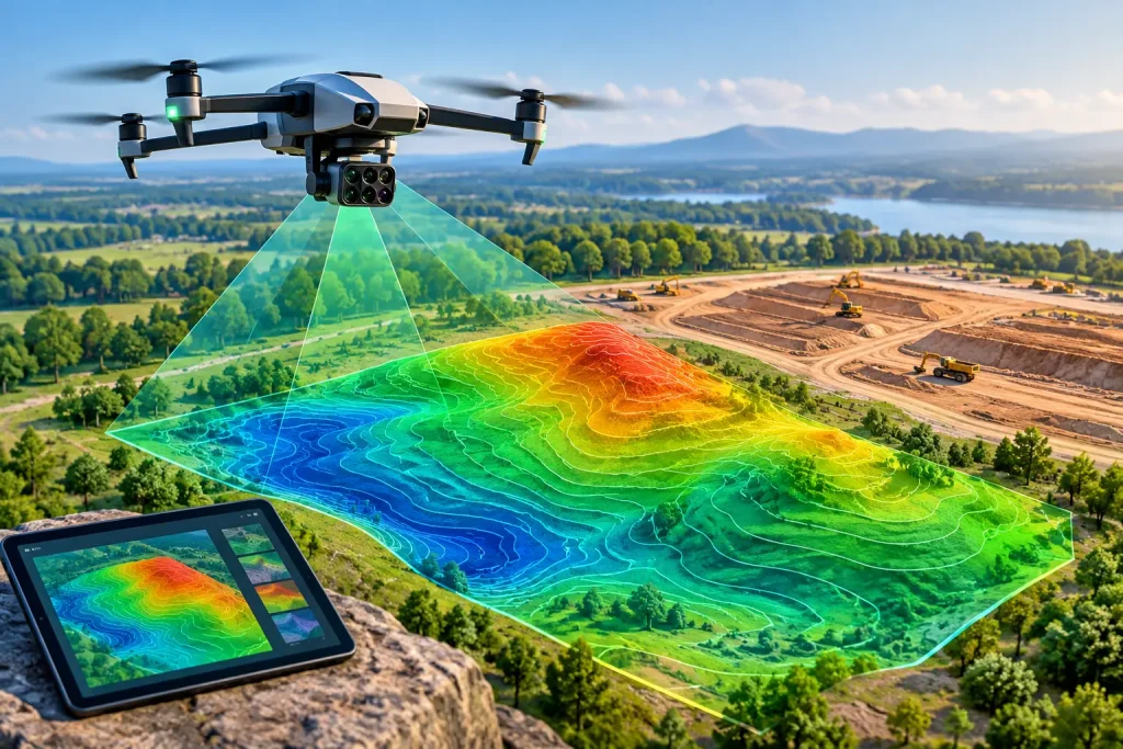 Land Drone Survey for Better Site Decisions