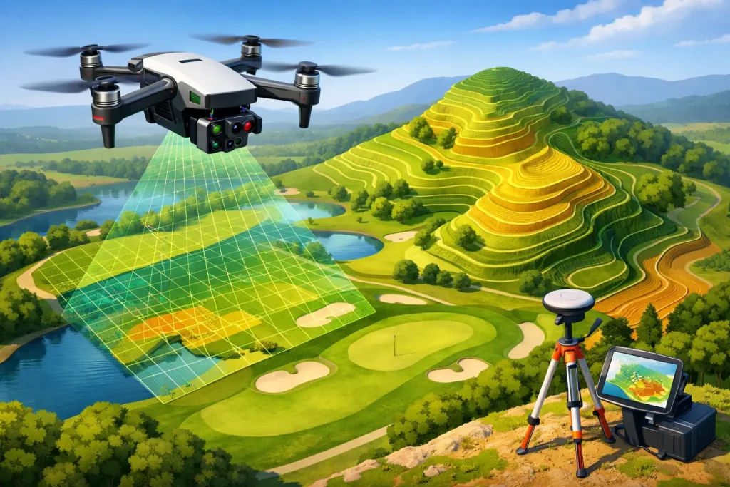 Topographic Aerial Survey for Smarter Course Plans