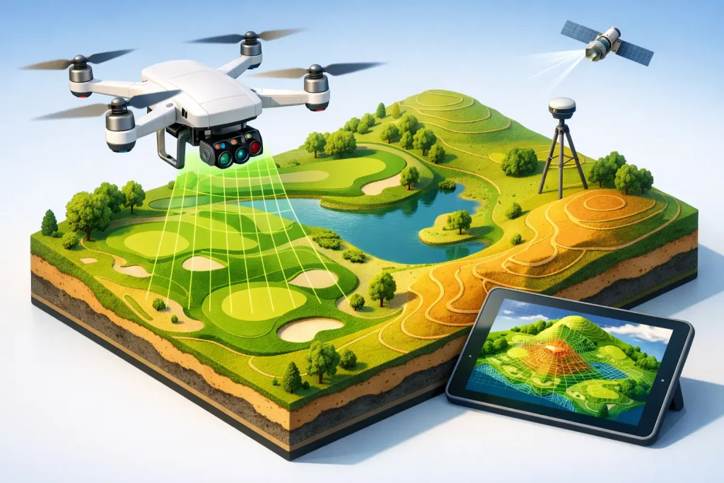 Topographic Drone Survey for Better Course Planning